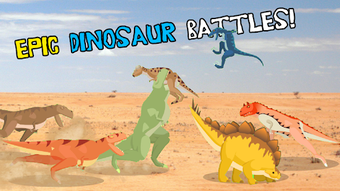 Image 1 for T-Rex Fights Dinosaurs - …