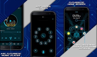 Imagen 1 para Arc Launcher Pro HD Theme…