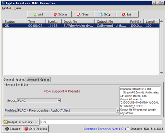 Image 0 for Apple Lossless FLAC Conve…