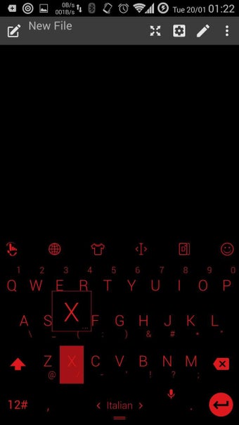 Image 0 for Theme TouchPal Flat Black…