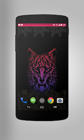 Image 2 for Wallpaper 3D Wolf