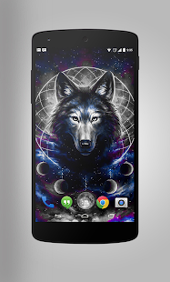 Image 1 for Wallpaper 3D Wolf