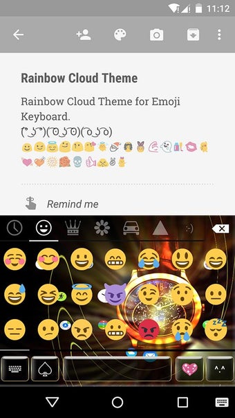 Image 1 for Golden Watch Emoji Keyboa…
