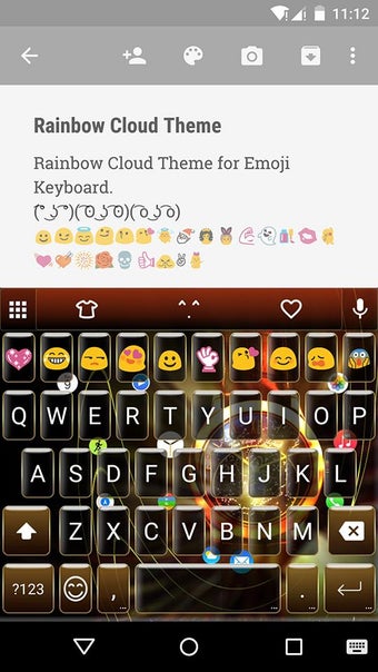 Image 0 for Golden Watch Emoji Keyboa…