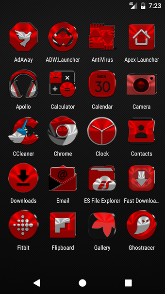 Imagen 3 para Red Icon Pack v5.3 Free