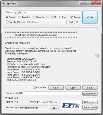 Imagen 0 para EzWhois