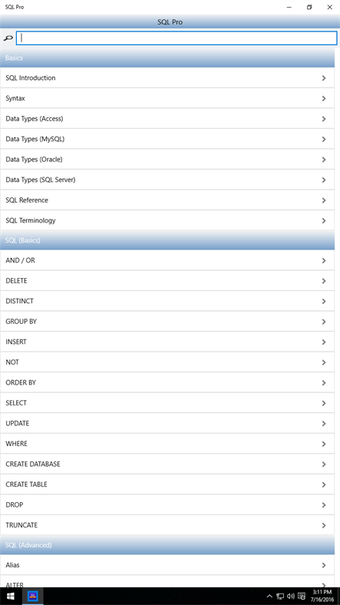 Image 3 for SQL Pro for Windows 10