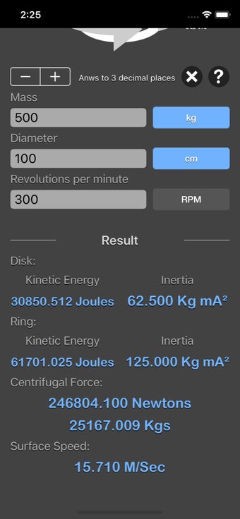 Imagen 2 para Flywheel Energy Calculato…