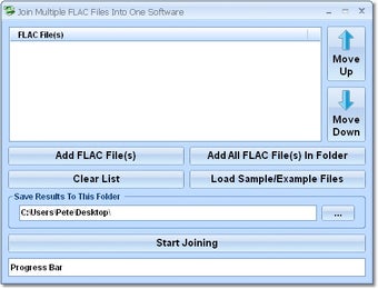 Image 0 for Join Multiple FLAC Files …