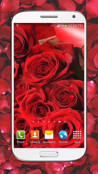 Imagen 1 para Red Roses Live Wallpaper …