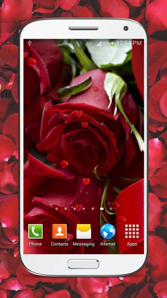 Imagen 0 para Red Roses Live Wallpaper …
