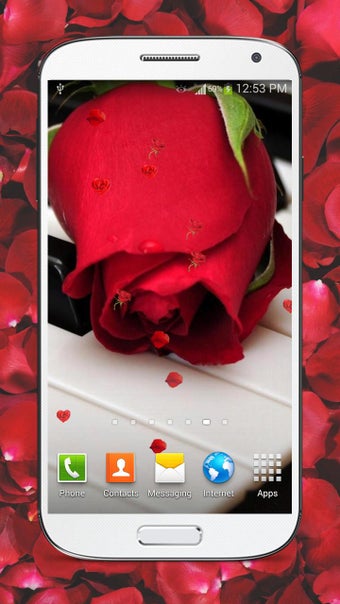 Imagen 2 para Red Roses Live Wallpaper …