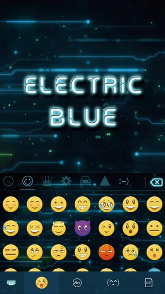 Image 2 for Electric Blue Keyboard Th…