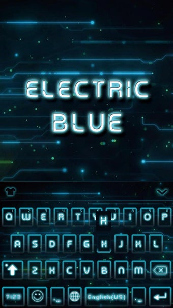 Image 1 for Electric Blue Keyboard Th…