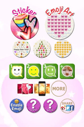 Imagen 0 para Love Stickers, Emoji Art