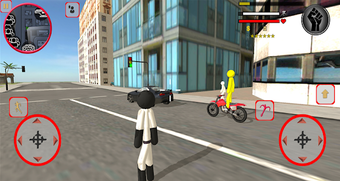 Imagen 1 para Bat Stickman Rope Hero - …