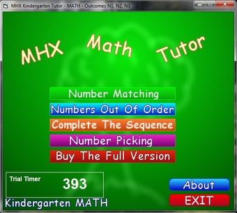 Image 0 for MHX Math Tutor - Kinderga…