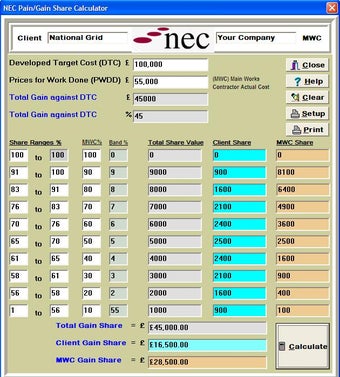 Imagen 0 para NEC Contracts Calculator