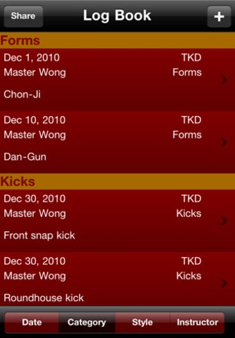 Imagen 0 para Martial Arts Log Book