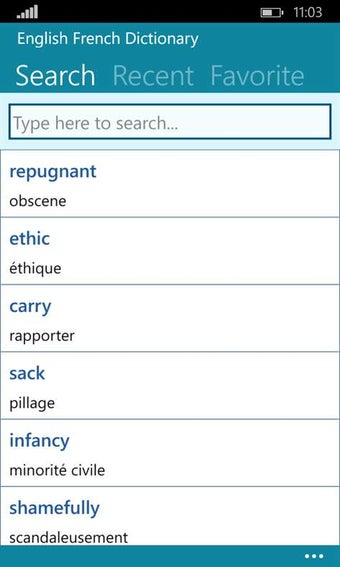 Image 2 for Offline English French Di…