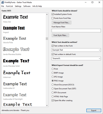 Image 0 for PrintMyFonts