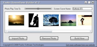 Image 0 for FoxArc Screen Saver Build…
