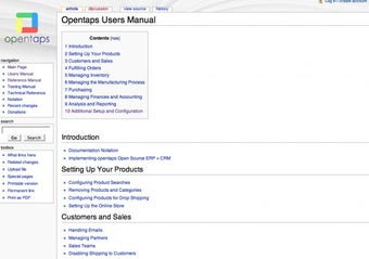 Image 3 for Opentaps for Linux