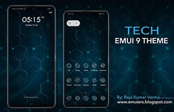 Image 1 for Tech Dark EMUI 9 Theme