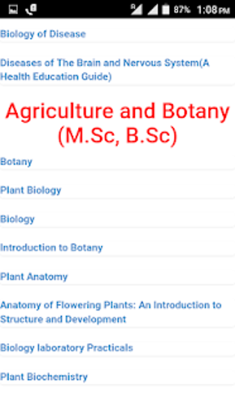 Imagen 1 para Botany Study App