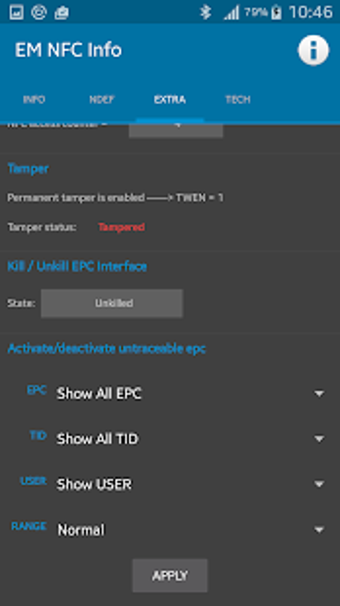 Image 1 for EM NFC Info