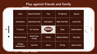 Image 2 for Football Bingo Game