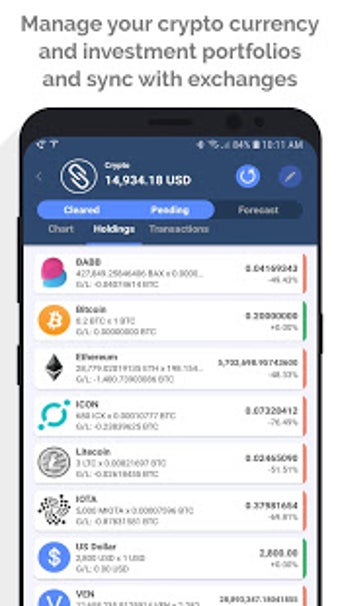 Image 3 for MoneyWiz 3 - Fiat  Crypto