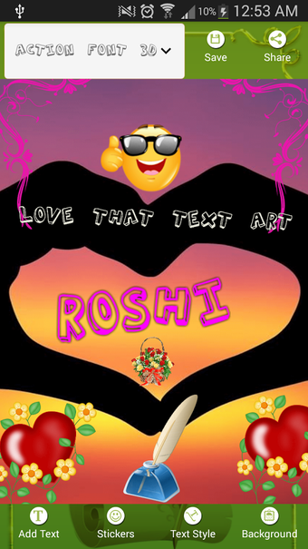Image 3 for 3D Name on Pics - 3D Text