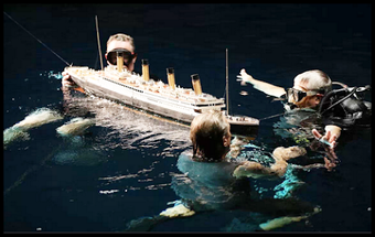 Image 2 for 3D Titanic The sinking of…