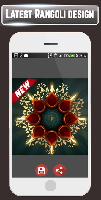Imagen 1 para Offline Rangoli Design Bo…