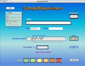 Image 0 for SimplEquations