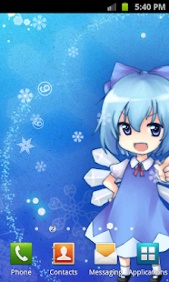 Image 2 for Touhou Cirno LWP