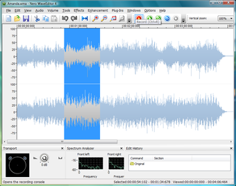 Image 0 for Nero WaveEditor