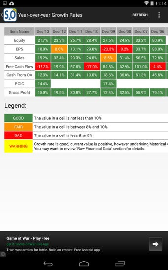 Imagen 2 para Stock Value Analyzer Lite