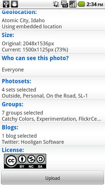 Imagen 1 para upStream Flickr Uploader