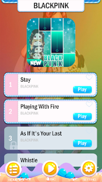 Image 2 for BLACKPINK Chibi Piano Til…