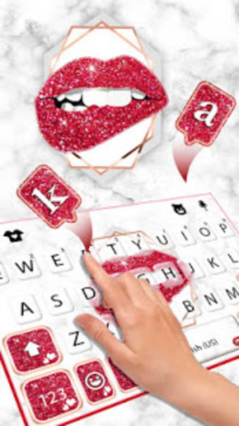 Image 1 for Red Hot Lips Keyboard The…