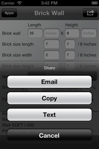 Image 0 for Fast Brick Calcuator