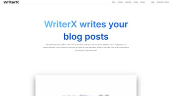 Image 0 for WriterX