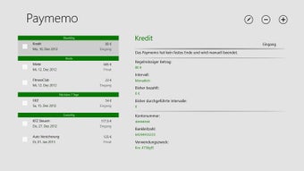 Imagen 1 para Paymemo for Windows 8