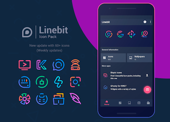 Image 2 for Linebit - Icon Pack