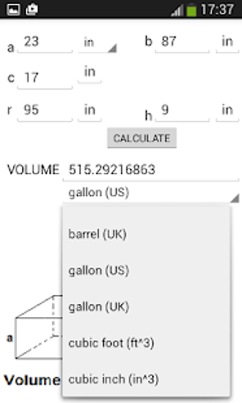 Imagen 2 para Volume Calculator