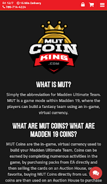 Image 1 for Mut Coin King - Madden Ul…