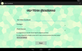 Image 1 for Video Guestbook