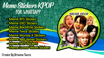Image 1 for Meme KPOP Stickers for Wh…